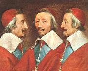 Triple Portrait of Richelieu, Philippe de Champaigne